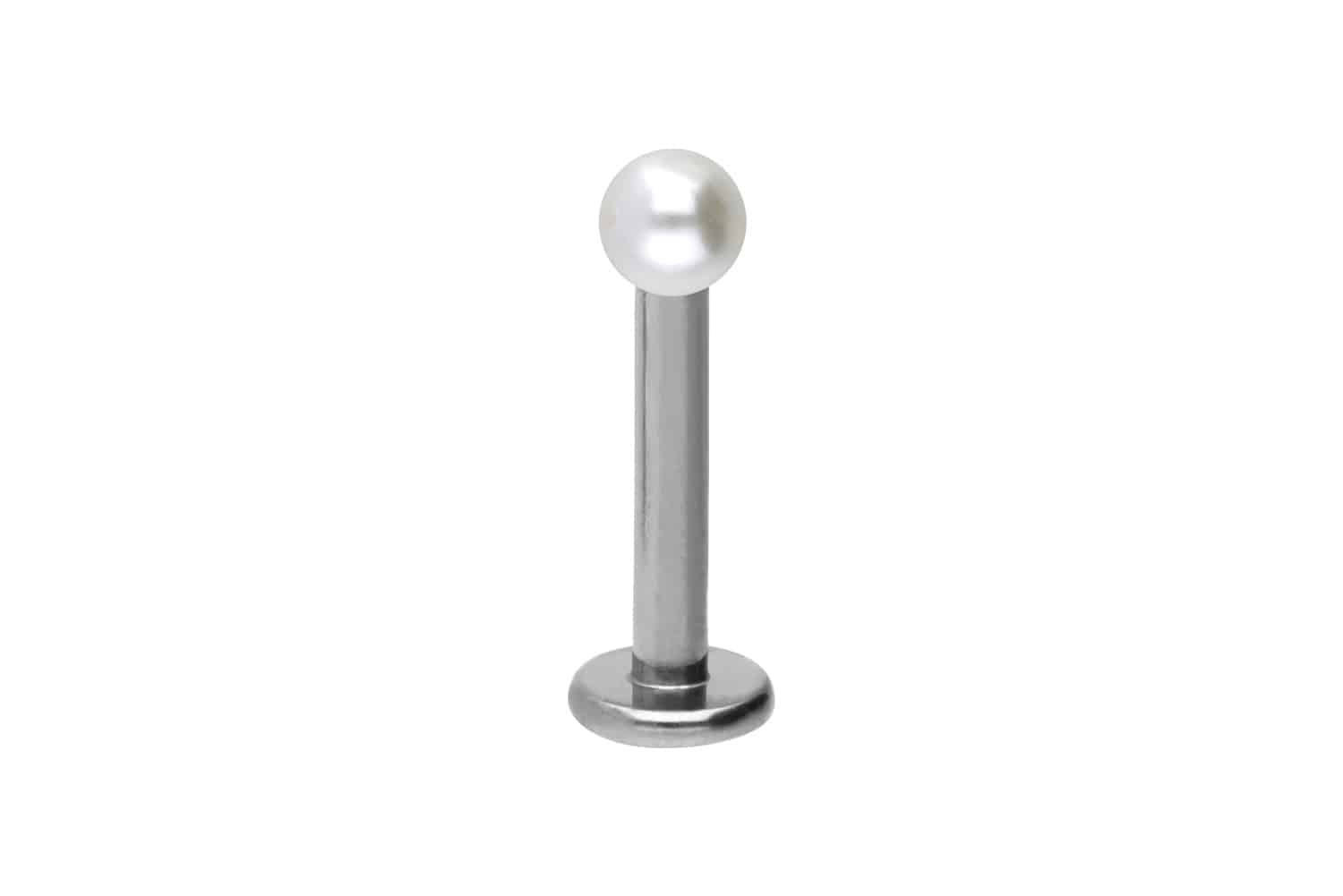 Chirurgenstahl Labret SYNTHETISCHE PERLE